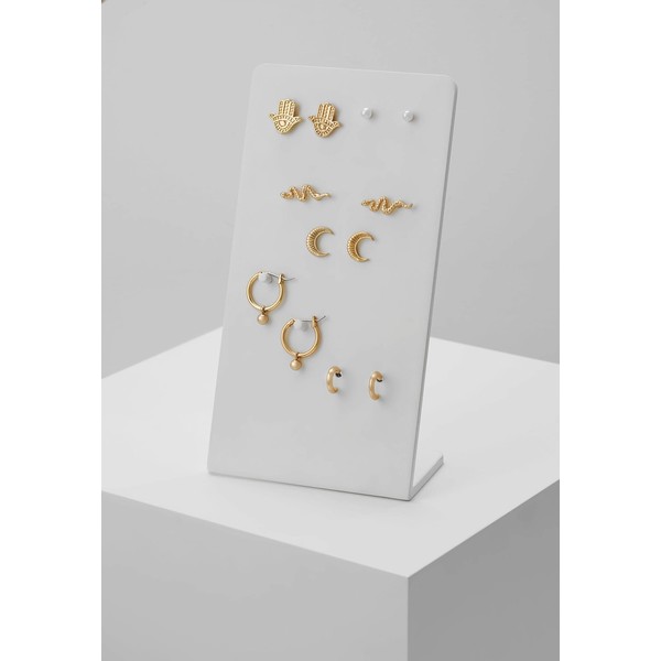 Pieces PCBOHO EARRING 6 PACK Kolczyki gold-coloured PE351L0IH