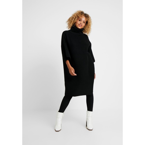 Selected Femme Petite SLFCAROLINE 3/4 LONG Sweter black SEL21I011