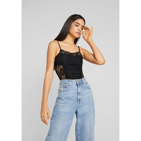 Missguided Tall STRAPPY BODYSUIT Top black MIG21D01U