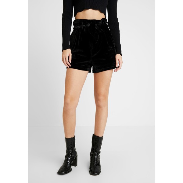 Missguided BELTED Szorty black M0Q21S04K