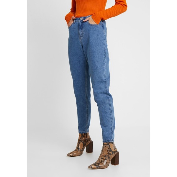 Missguided Tall RIOT HIGH WAISTED MOM Jeansy Relaxed Fit blue MIG21N018