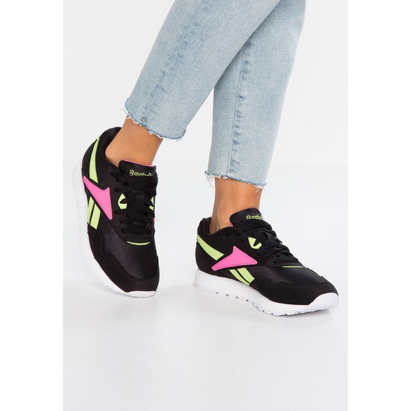 Reebok Classic RAPIDE Sneakersy niskie black/white/pink/lime RE011A05Y