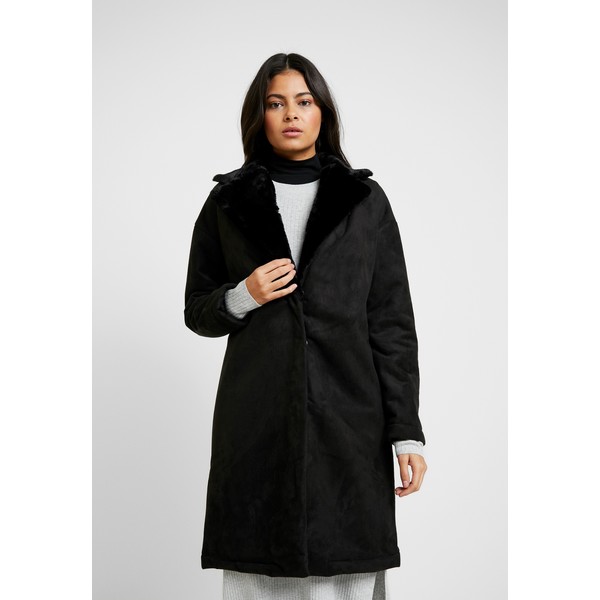 Dorothy Perkins LINED LONGLINE COAT Płaszcz wełniany /Płaszcz klasyczny black DP521U03X