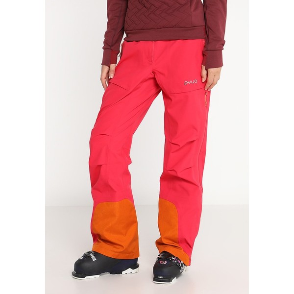 PYUA RELEASE Spodnie narciarskie barberry pink PY141E004