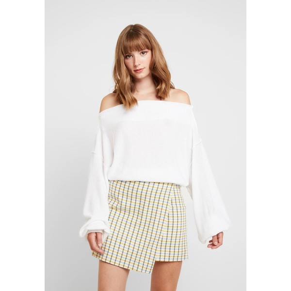 Free People MAIN SQUEEZE HACCI Sweter white FP021D02M