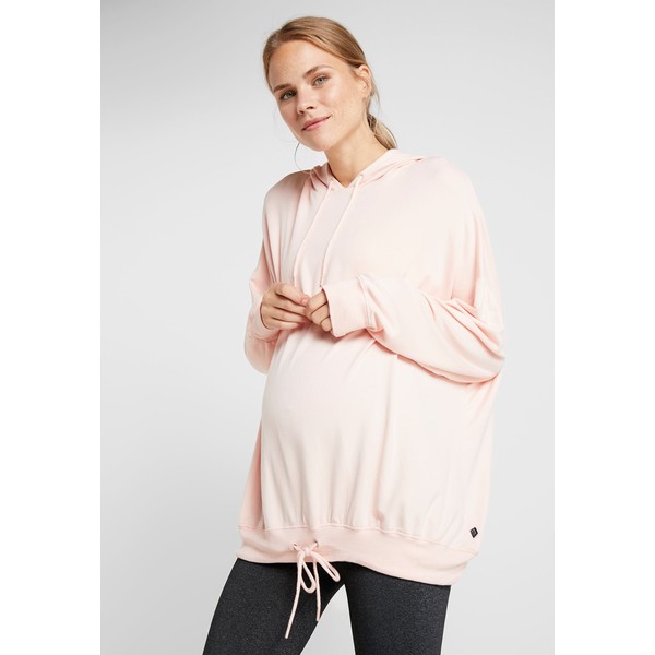 Cotton On Body MATERNITY LONG LINE HOODIE Bluza z kapturem cloudy pink C1R41G006