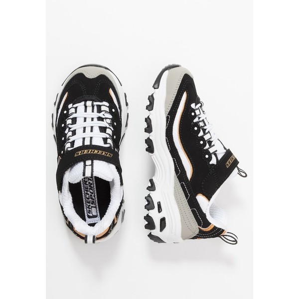 Skechers D'LITES Sneakersy niskie black/white/gold SK113D08T