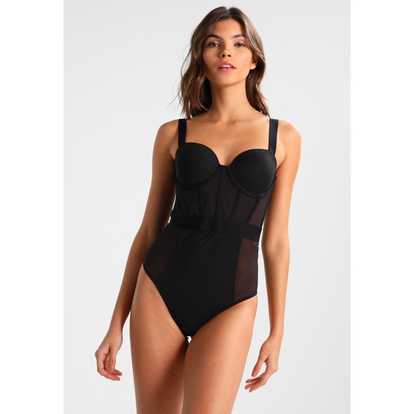 DKNY Intimates SHEERS CUPPED STRAPLESS BODYSUIT Body black 1DK81S001