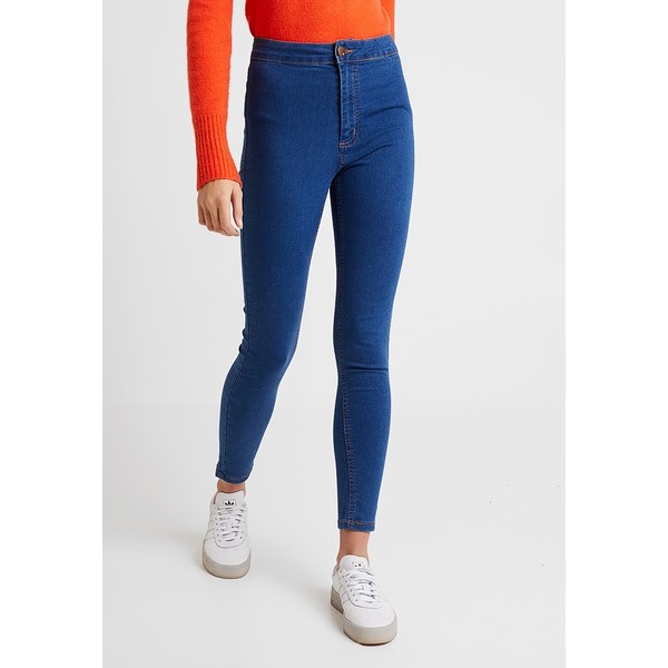 Cotton On HIGH RISE Jeansy Skinny Fit retro mid blue C1Q21N002