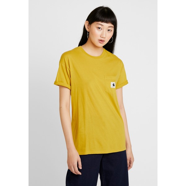 Carhartt WIP CARRIE POCKET T-shirt basic dark yellow C1421D00Y