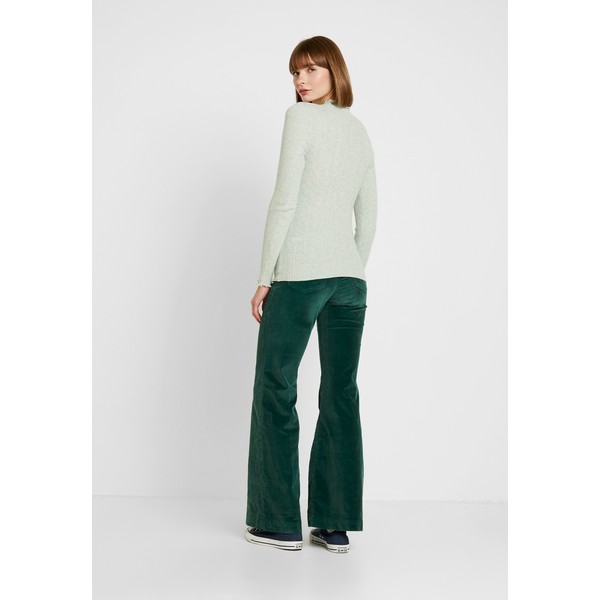 New Look LETTUCE EDGE STAND NECK Sweter mint green NL021I0E6