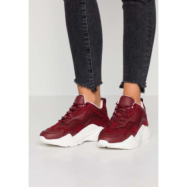 Topshop CANCUN CHUNKY TRAINER Sneakersy niskie burgundy TP711A0EI