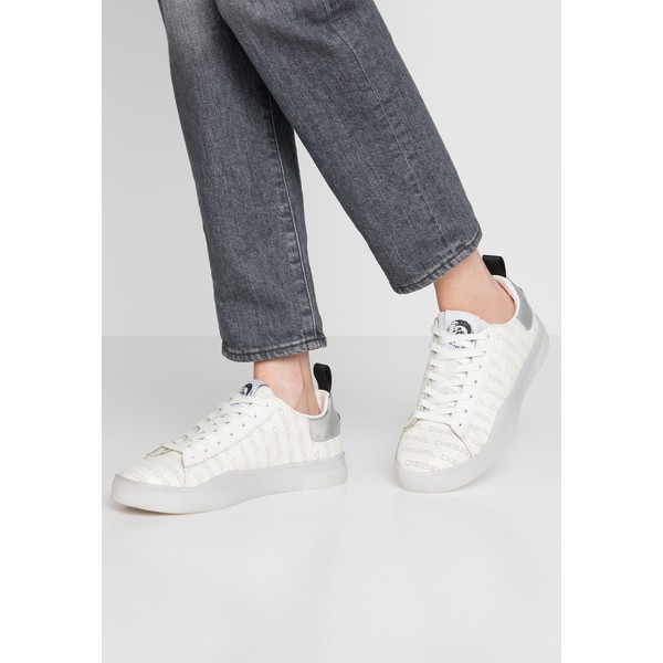 Diesel CLEVER S-CLEVER LOW LACE W Sneakersy niskie star white/silver DI111A06T