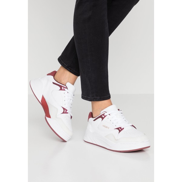 Lacoste COURT SLAM Sneakersy niskie white/dark red LA211A0CL