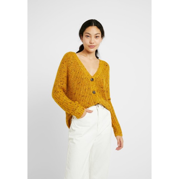 ONLY Tall ONLHANNI BUTTON CARDIGAN Kardigan golden yellow/multicolor melange OND21I01J