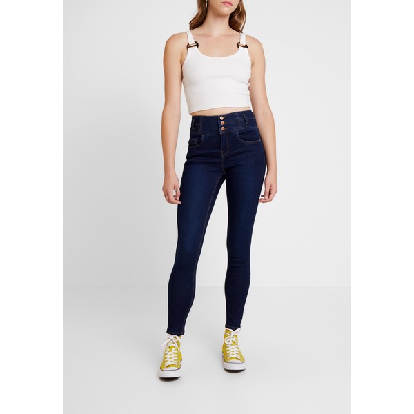 New Look SUPER Jeansy Skinny Fit mid blue NL021N0CY