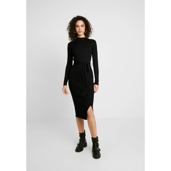 New Look TIE WAIST DRESS Sukienka etui black NL021C134