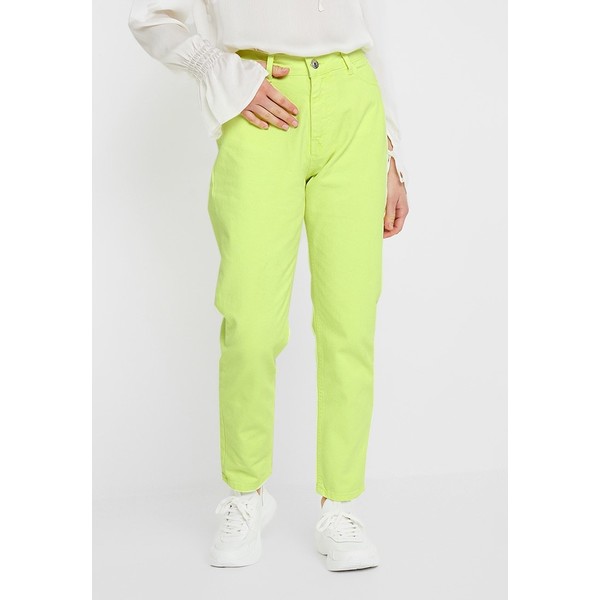 Even&Odd Petite Jeansy Straight Leg lime EVF21N000