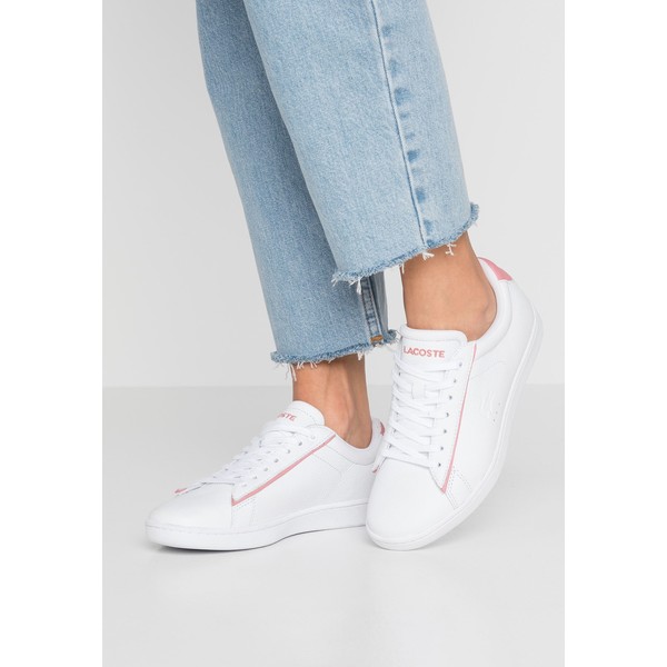 Lacoste CARNABY EVO Sneakersy niskie white/pink LA211A0CG
