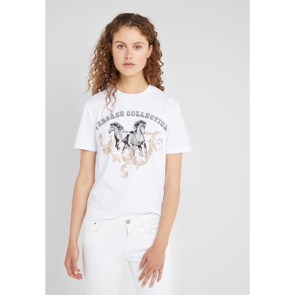 Versace Collection T-shirt z nadrukiem bianco VC121D00T