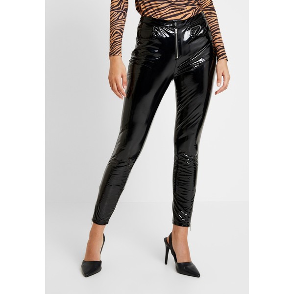 ONLY ONLBEA GLAZED PANT Spodnie materiałowe black ON321A11X