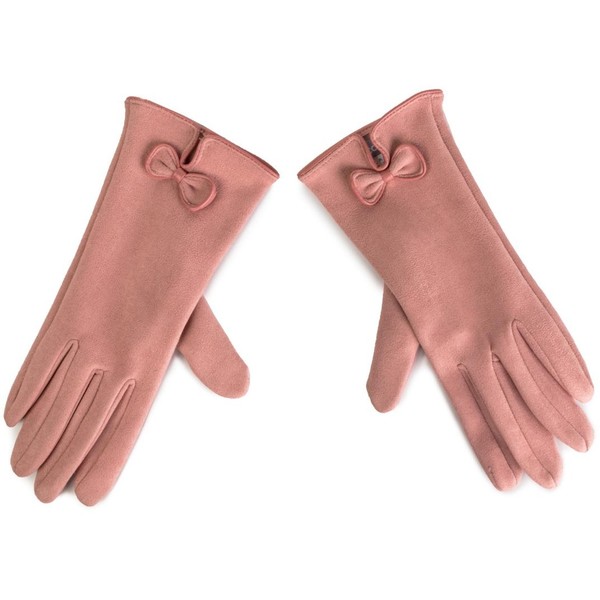 Rękawiczki damskie ACCCESSORIES 1W6-012-AW19 Różowy