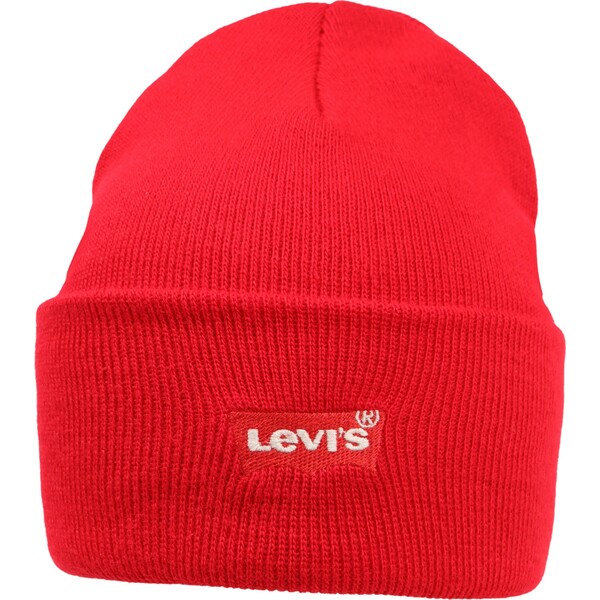 b"LEVI'S Czapka 'RED BATWING EMBROIDERED SLOUCHY BEANIE' LEV0648006000001"