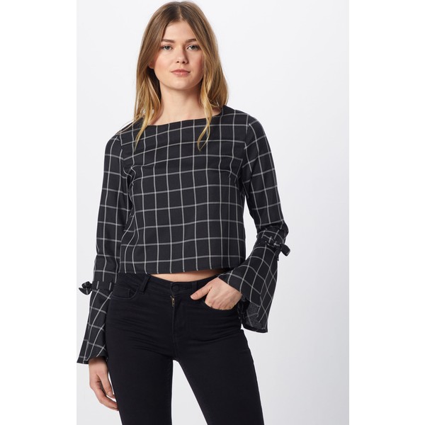 Missguided Koszulka 'Check Flared Tie Cuff Co Ord Top' MGD0155001000005