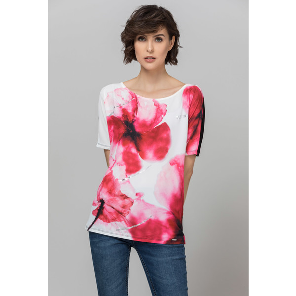Monnari Elegancka bluzka z kwiatowym printem 19J-TSH5700-KM27
