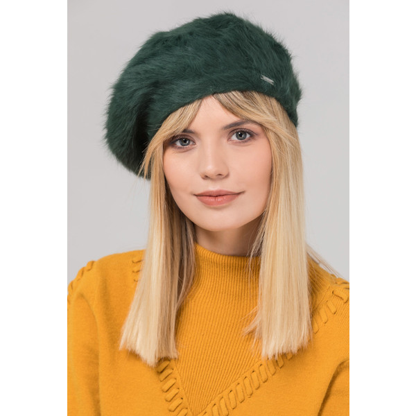 Monnari Beret z eko futerka 19Z-HAT0470-K008