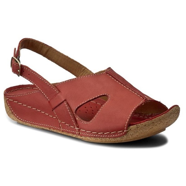 Sandały Lasocki Comfort 1382-19 Czerwony