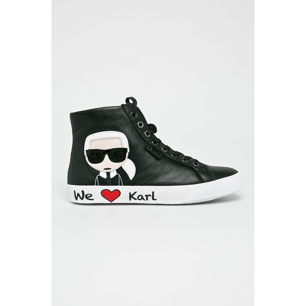 Karl Lagerfeld Buty Skool Karl Ikonic Hi Lace 4911-OBD2T1