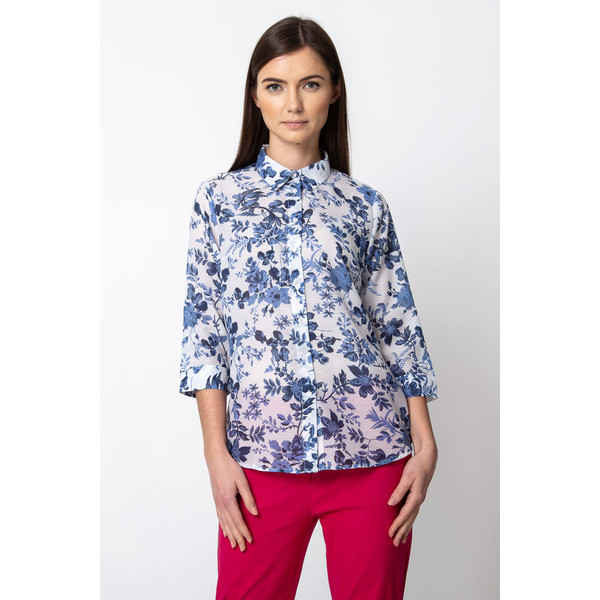 Quiosque Koszula w niebieski kwiatowy wzór 2HB001110