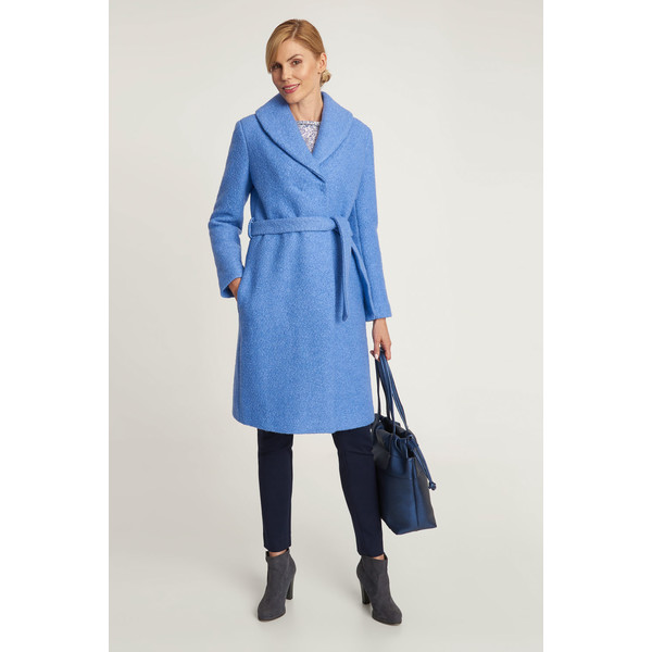 Quiosque Niebieski płaszcz z wiązaniem 9IS004841
