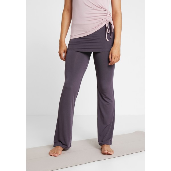 Curare Yogawear PANTS SKIRT Spodnie treningowe aubergine CY541E01F