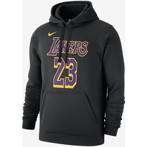 Nike LeBron James Los Angeles Lakers Męska bluza z kapturem NBA AV0400