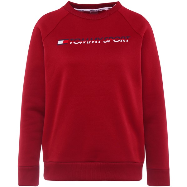 Tommy Sport CREW NECK Bluza red TON41G008