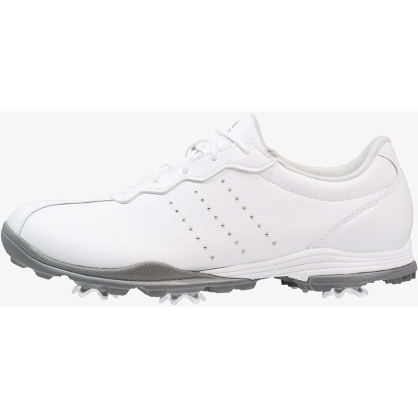 adidas Golf ADIPURE DC Obuwie do golfa footwear white/silver metallic TA441A01S