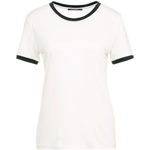 Bruuns Bazaar KATKA ELSA TEE T-shirt z nadrukiem snow white BR321D01F