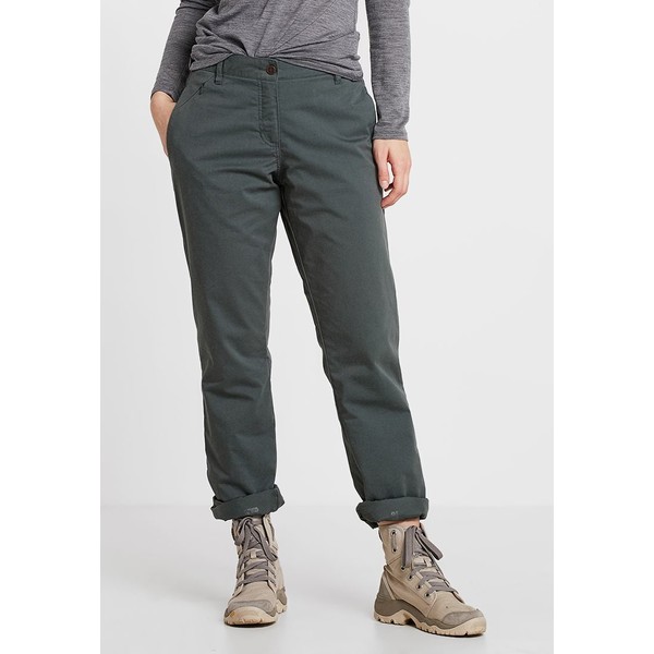 Jack Wolfskin ARCTIC ROAD PANTS Długie spodnie trekkingowe greenish grey JA441E017
