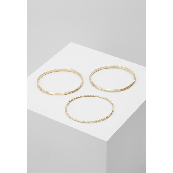 Soko TWIST STACKED BANGLES 3 PACK Bransoletka gold-coloured SOO51L01C