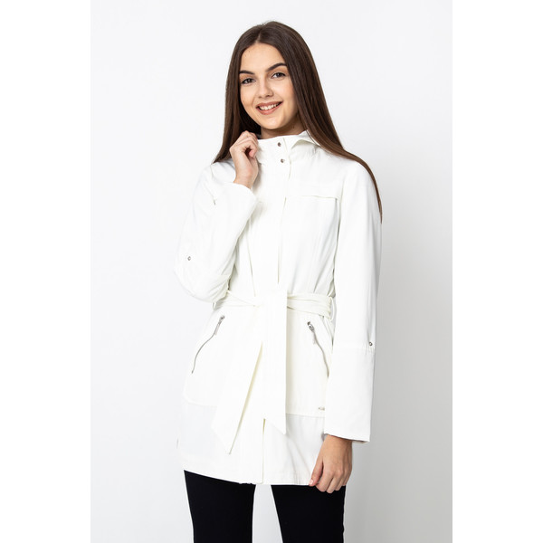 Quiosque Biały wiosenny płaszcz 9HR001101