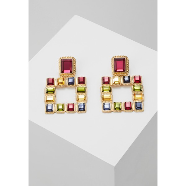 Pieces PCSIGEM EARRINGS Kolczyki gold colour/multi PE351L0K0