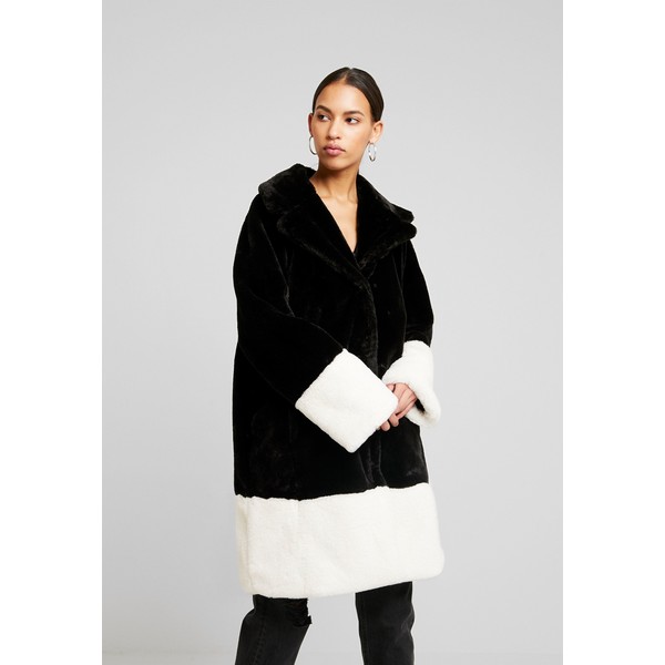 Gina Tricot EVERLYN COAT Płaszcz wełniany /Płaszcz klasyczny black/white GID21U00V