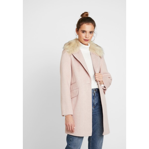 Topshop MONICA Płaszcz wełniany /Płaszcz klasyczny pink TP721U071