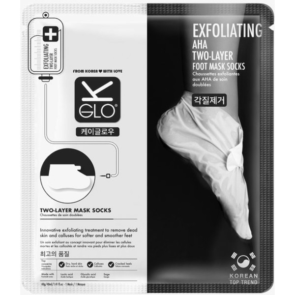 K-Glo EXFOLIATING FOOT SOCK MASKS 40ML Maska do stóp - KG031G006