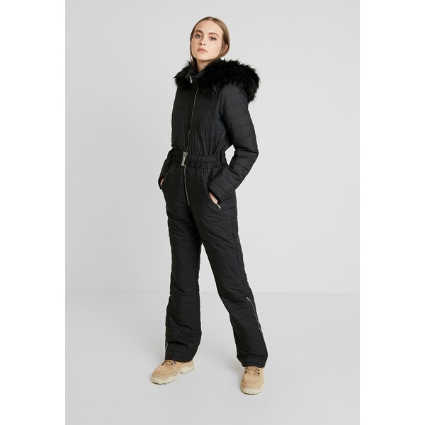 Nly by Nelly DELUXE SKI OVERALL Kombinezon black NEG21T00D