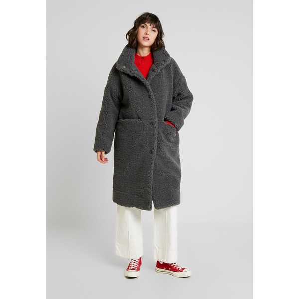 Monki SASHI COAT Płaszcz wełniany /Płaszcz klasyczny grey melange MOQ21U015