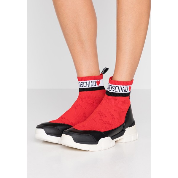 Love Moschino Sneakersy wysokie red LO911A02Y