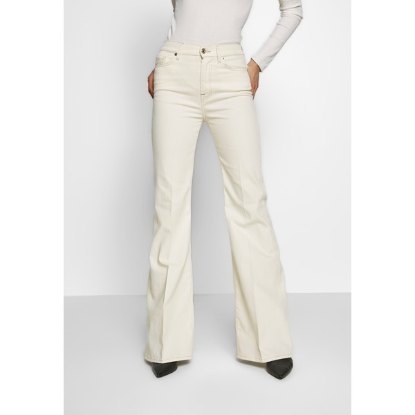 7 for all mankind Jeansy Dzwony off white 7F121N0F8